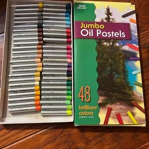 Pro Art Jumbo Oil Pastels - 48 Brilliant Colors